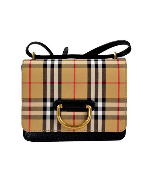 burberry small vintage check bag|burberry vintage shoulder bag.